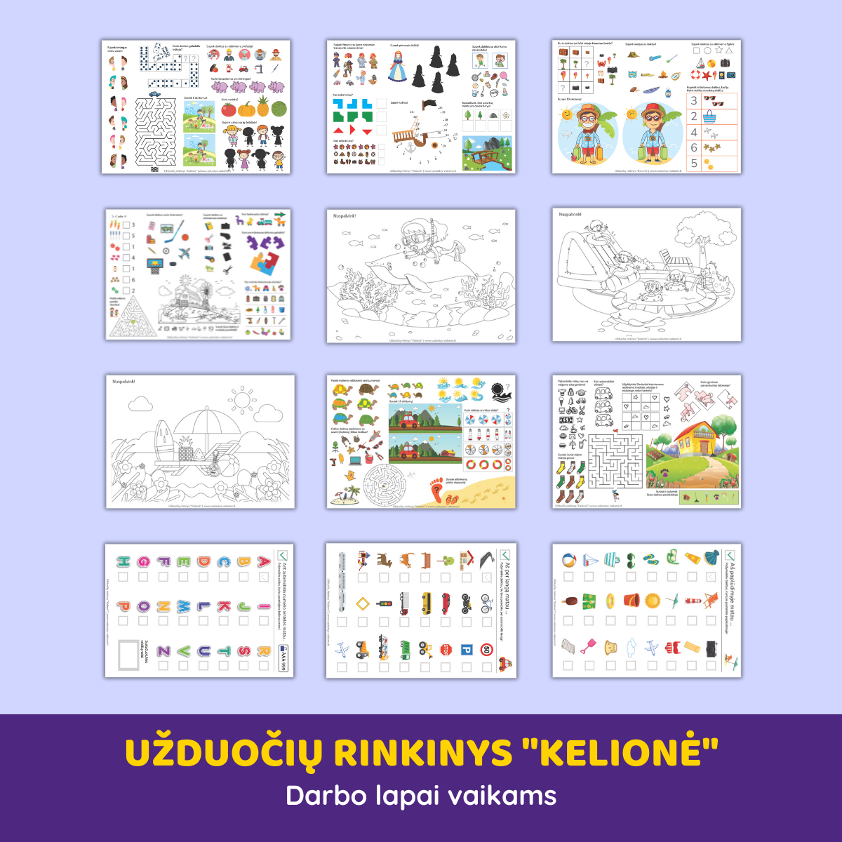 Užduočių rinkinys ”Kelionė” Užduočių rinkinys ”Kelionė” - Image 2