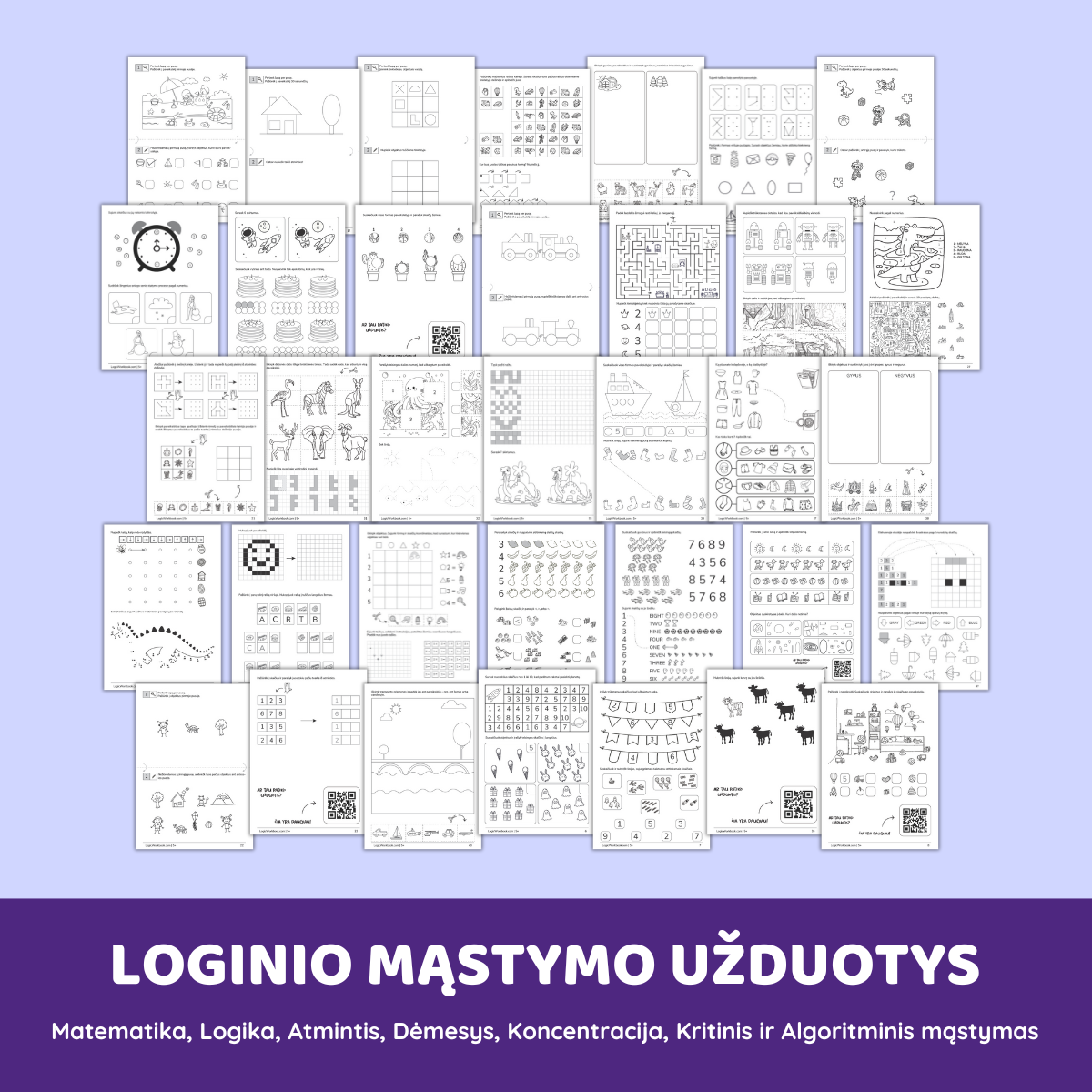 Loginio mąstymo užduotys (5+ metai) Loginio mąstymo užduotys (5+ metai) - Image 2