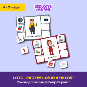 Loto „Profesijos ir veiklos“