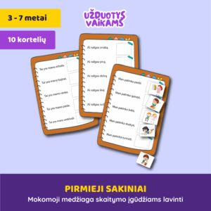 Pirmieji sakiniai