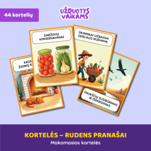 KORTELĖS – RUDENS PRANAŠAI